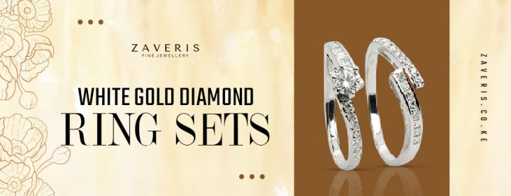 white gold diamond ring sets
