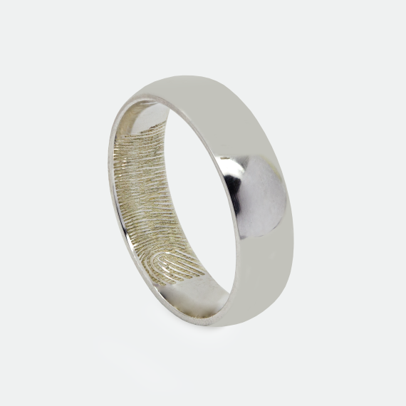 Zaveris Fingerprint Engraved Custom Ring