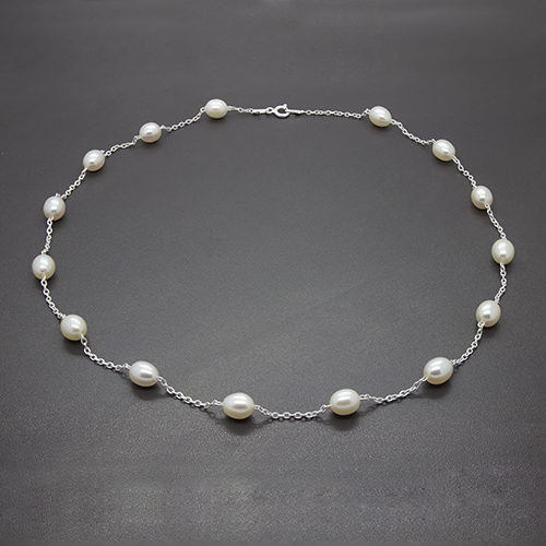 Zaveris Freshwater 18 Inch Pearl Necklace.