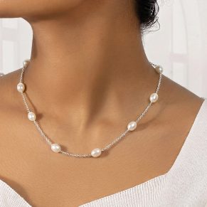 Zaveris Freshwater 18 Inch Pearl Necklace.