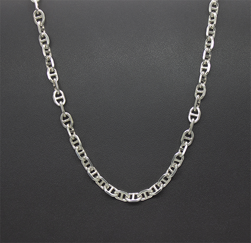 Zaveris 19 Inch Sterling Silver Mariner Chain Necklace