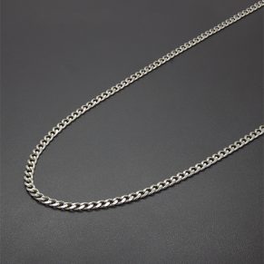 Zaveris 23 Inch Sterling Silver Curb Chain Necklace